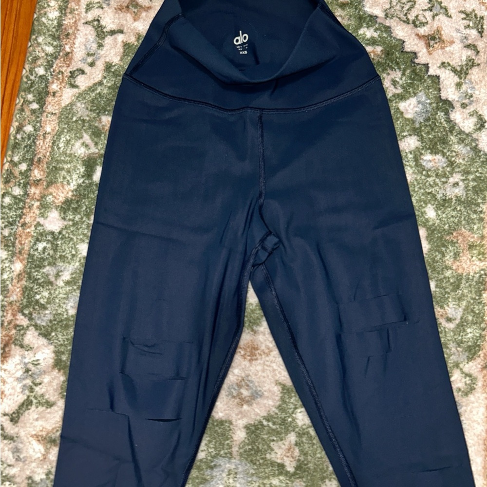 ALO Yoga Deep Blue Leggings